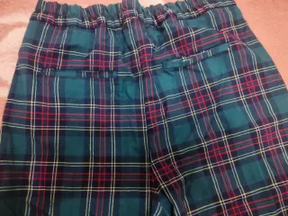 Pantalones de cuadros mujer talla 44