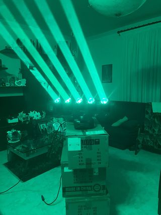 Testa mobile Rotante 5x40W LED Beam + 6x20W