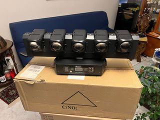 Testa mobile Rotante 5x40W LED Beam + 6x20W