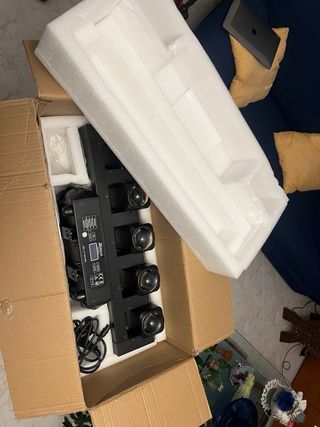 Testa mobile Rotante 5x40W LED Beam + 6x20W