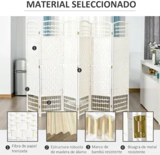 Biombo de 6 Paneles