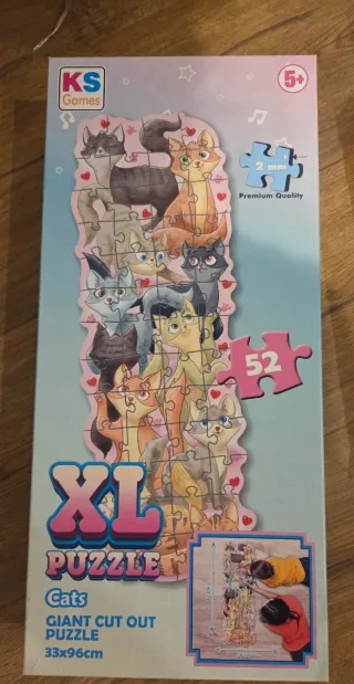 Puzzle XL KS Games Gatos 52 Piezas