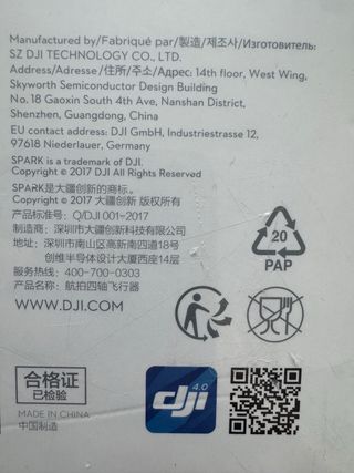 DJI Spark Combo Drone con Controlador