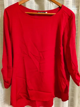 Camisa Roja Manga Larga NEW SAKS