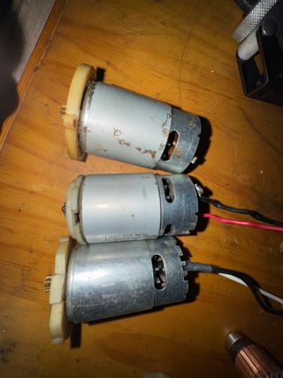 3 Motori da trapano a batteria 12V