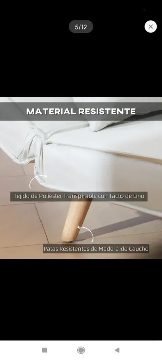 Sofá Cama 6 Posiciones + Almohada