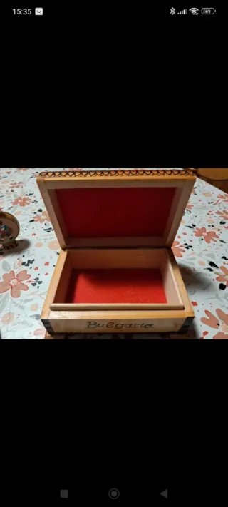 Cofanetto in legno Bulgaria