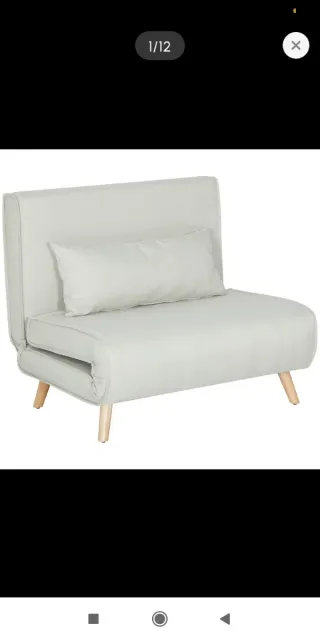 Sofá Cama Plegable Beige