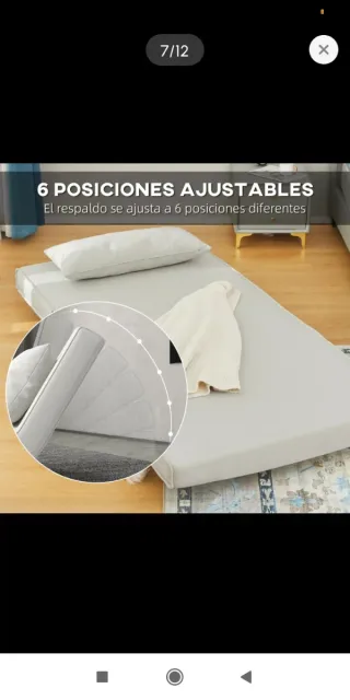 Sofá Cama Plegable Beige