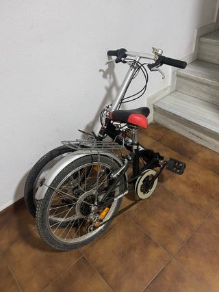 Bicicleta Plegable Hurricane Negra