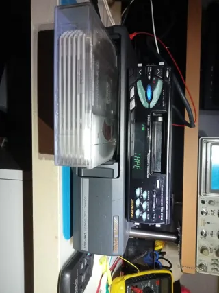 Alpine Autoradio Cassette CD Shuttle seis discos