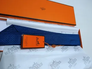 Corbata Hermès Azul