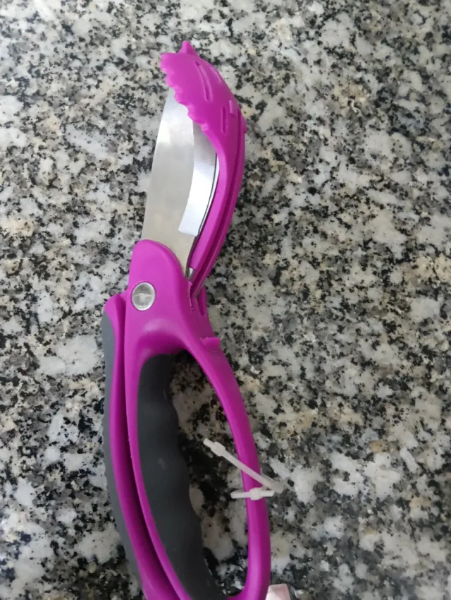 Tijeras de cocina profesionales moradas