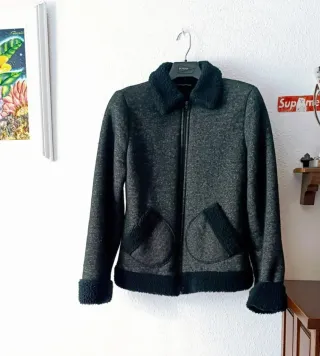 Cazadora efecto borreguito Talla S-M