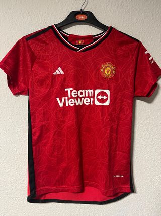 Camiseta Manchester United 23/24 Adidas Roja Talla