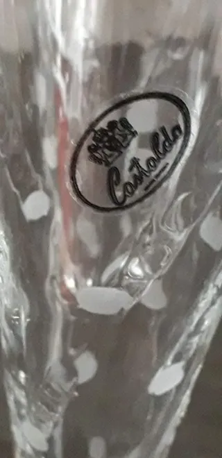 Set 6 calici in vetro/cristallo, marchio Castaldo