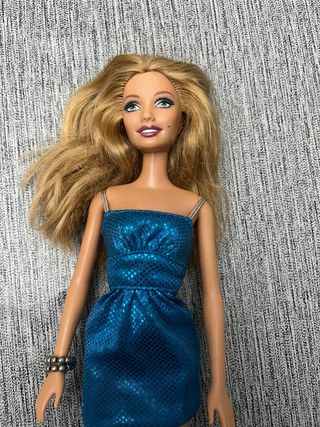 Barbie Mattel Glitter Vestito Blu