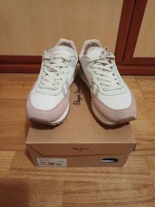 Zapatillas Pepe Jeans Beige/Rosa Talla 38