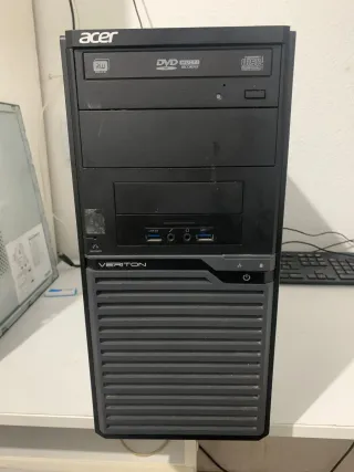 Ordenador Sobremesa Acer Veriton Negro/Gris