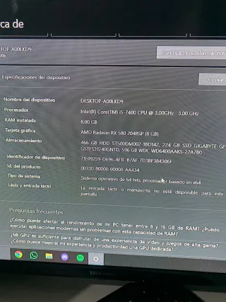 Ordenador Sobremesa Acer Veriton Negro/Gris