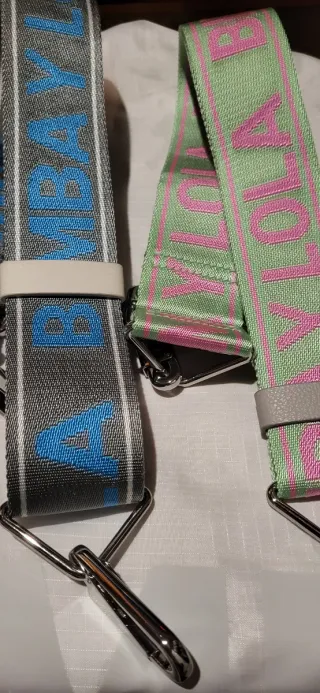 Cinture Bimba y Lola grigie e verdi