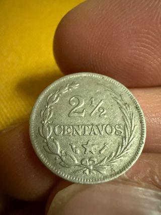 moneda República Dominicana 2 centavos y medio