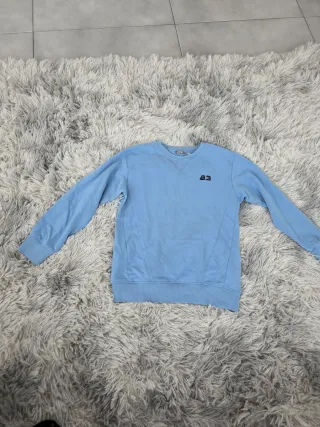 Felpa celeste girocollo 9/10 anni