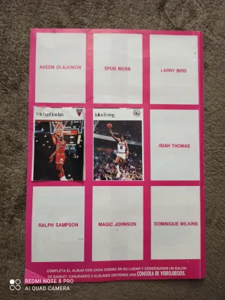 Álbum NBA Súper Canasta - Michael Jordan