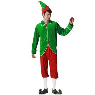 Disfraz Elfo Navidad Hombre Talla Única S/M