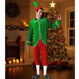 Disfraz Elfo Navidad Hombre Talla Única S/M