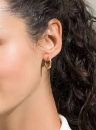 Pendientes aro dorados