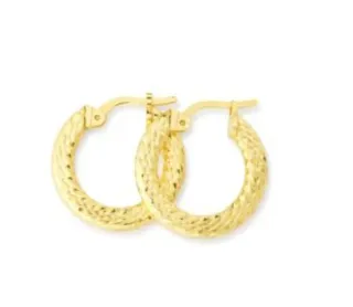 Pendientes aro dorados