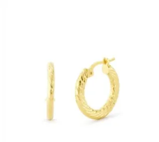 Pendientes aro dorados