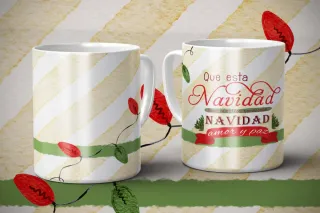 Tazas Navideñas Santa Claus