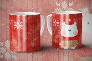Tazas Navideñas Santa Claus