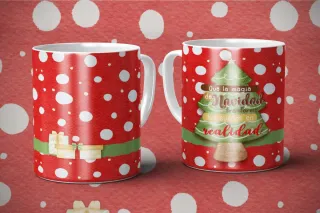 Tazas Navideñas Santa Claus