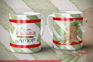 Tazas Navideñas Santa Claus