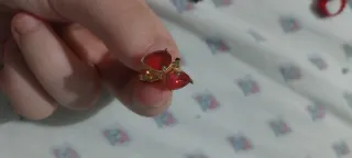 Pendientes Oro con Rubí