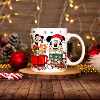Taza cerámica Navidad Stitch