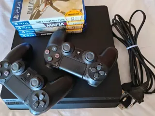 Console PS4 Sony Nera + 5 Giochi