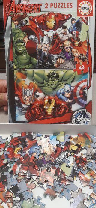 Puzzle Educa Avengers 2 Puzzles 48 piezas