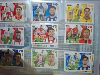 Cromos La Liga Española ordinarios y exclusivos
