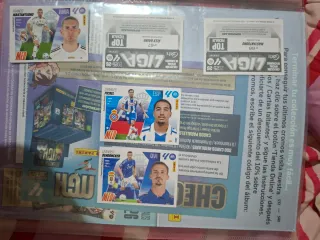 Cromos La Liga Española ordinarios y exclusivos