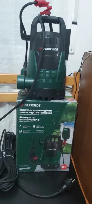 Bomba de agua sumergible Parkside 400W