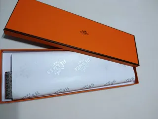 Corbata Hermès Beige y Marrón