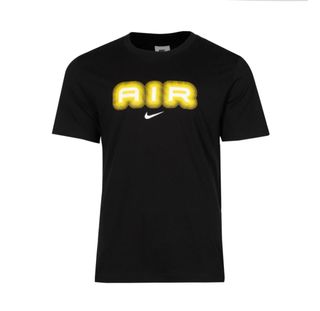 Camiseta Nike Air Graphic Negra y Amarilla