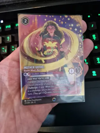 Madre Gothel Lorcana Encantada Carta