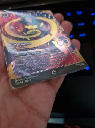 Madre Gothel Lorcana Encantada Carta