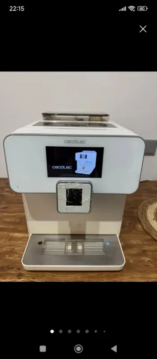 Cafetera Cecotec Maric-ccino 8000 pierde agua