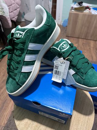 Zapatillas Adidas Campus Verde Talla 42 2/3